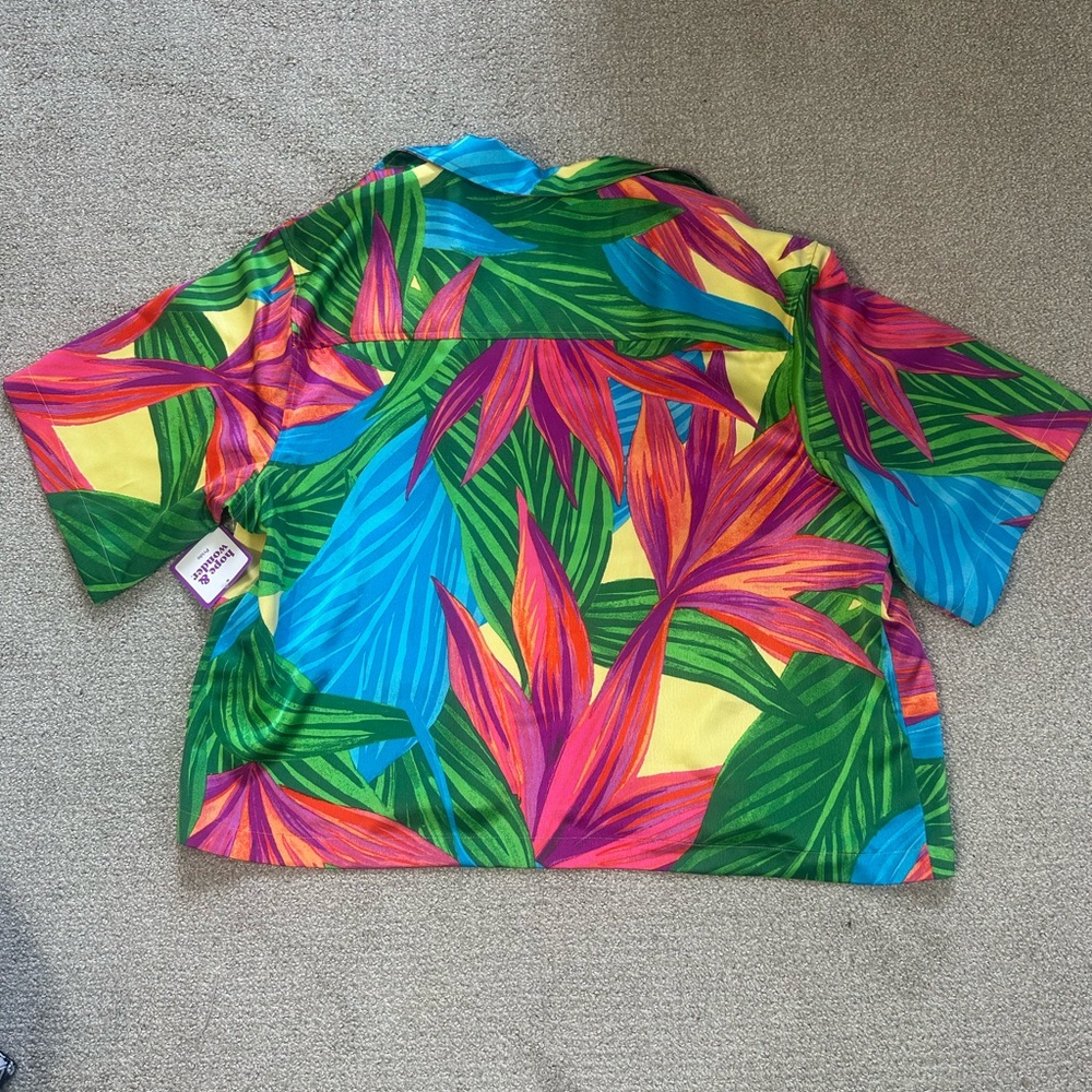 Vibrant Tropical Print Shirt - Picture 2 of 5